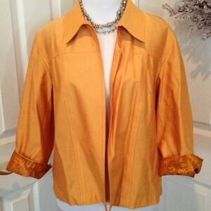 Love orange?  This lil jacket is gorgeous!